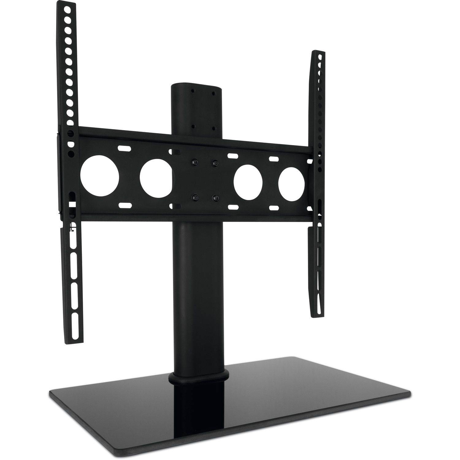 Universal TV-Standfuß + Glasboden 32"-55" VESA 400x400 30 kg