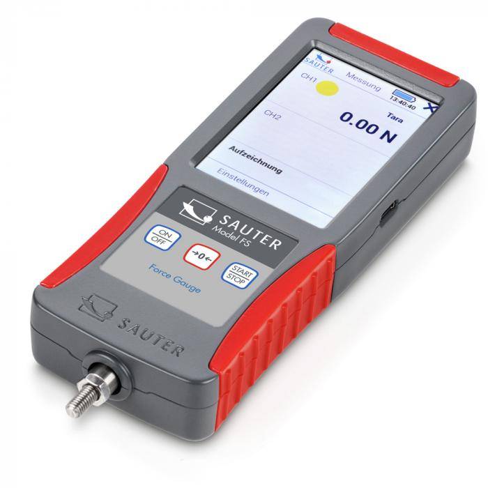 Kraftmesser - Modell FS 2-100 - Messbereich 100 N - Ablesbarkeit 0,02 N - Anzahl Messkanäle 2