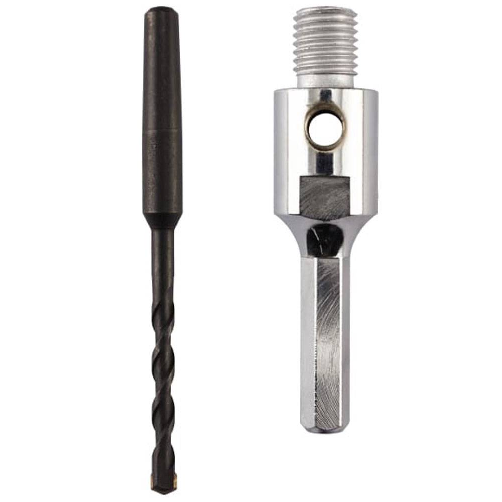 Adaptersatz ADS 200 - für Bohrkrone DD 600 U - Sechskant-Aufnahme - mit Zentrierbohrer 8 mm - Preis per Set