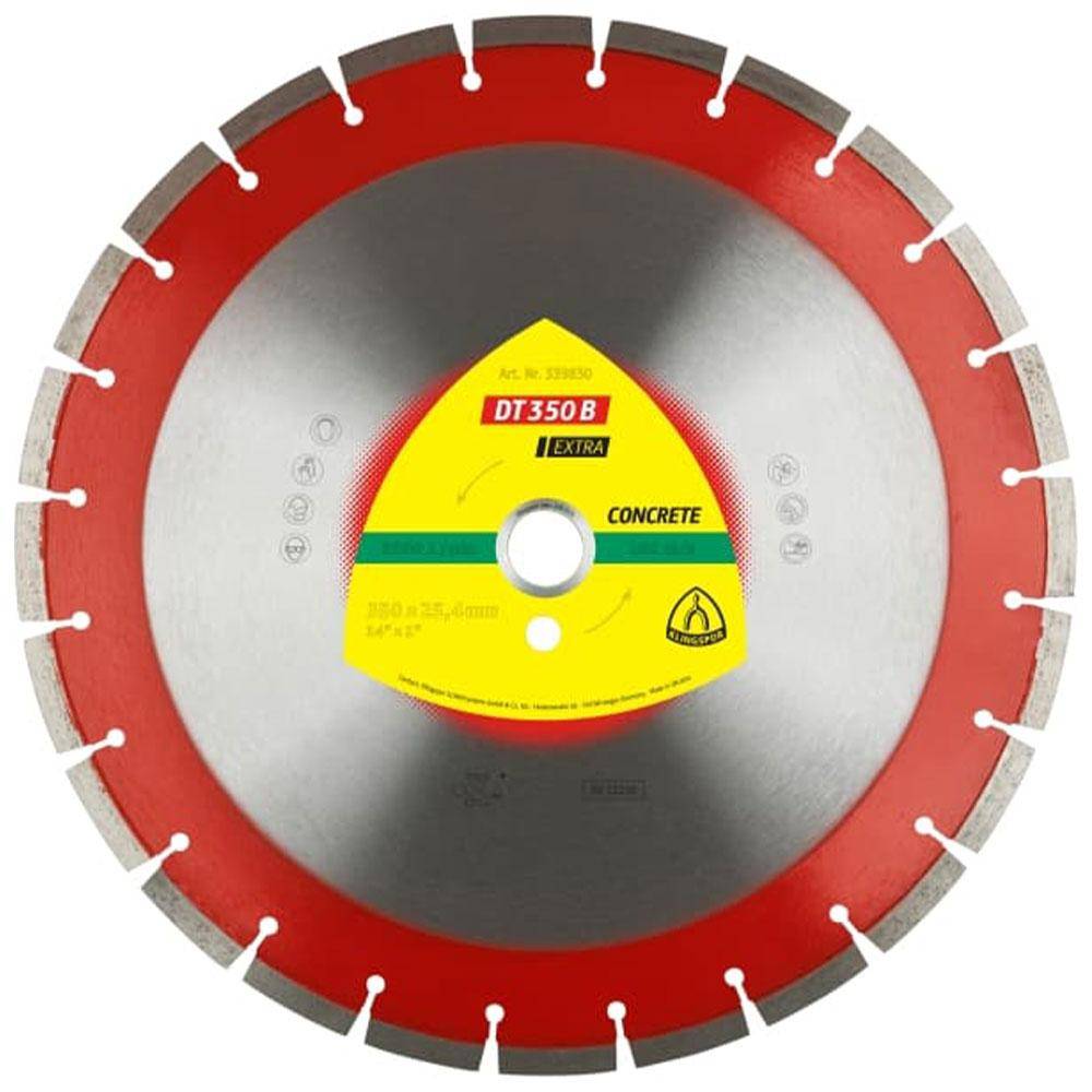 Diamantgroßtrennscheibe DT 350 B Extra - für Beton - Ø 350 mm - Bohrung 25,4 mm - Preis per Stück