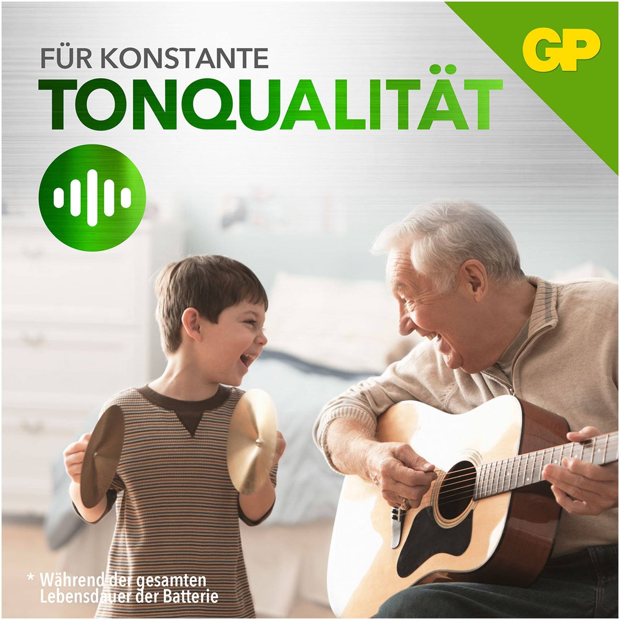 ZA10 GP Zink-Luft Hörgerätebatterie 1,4V 6 Stück