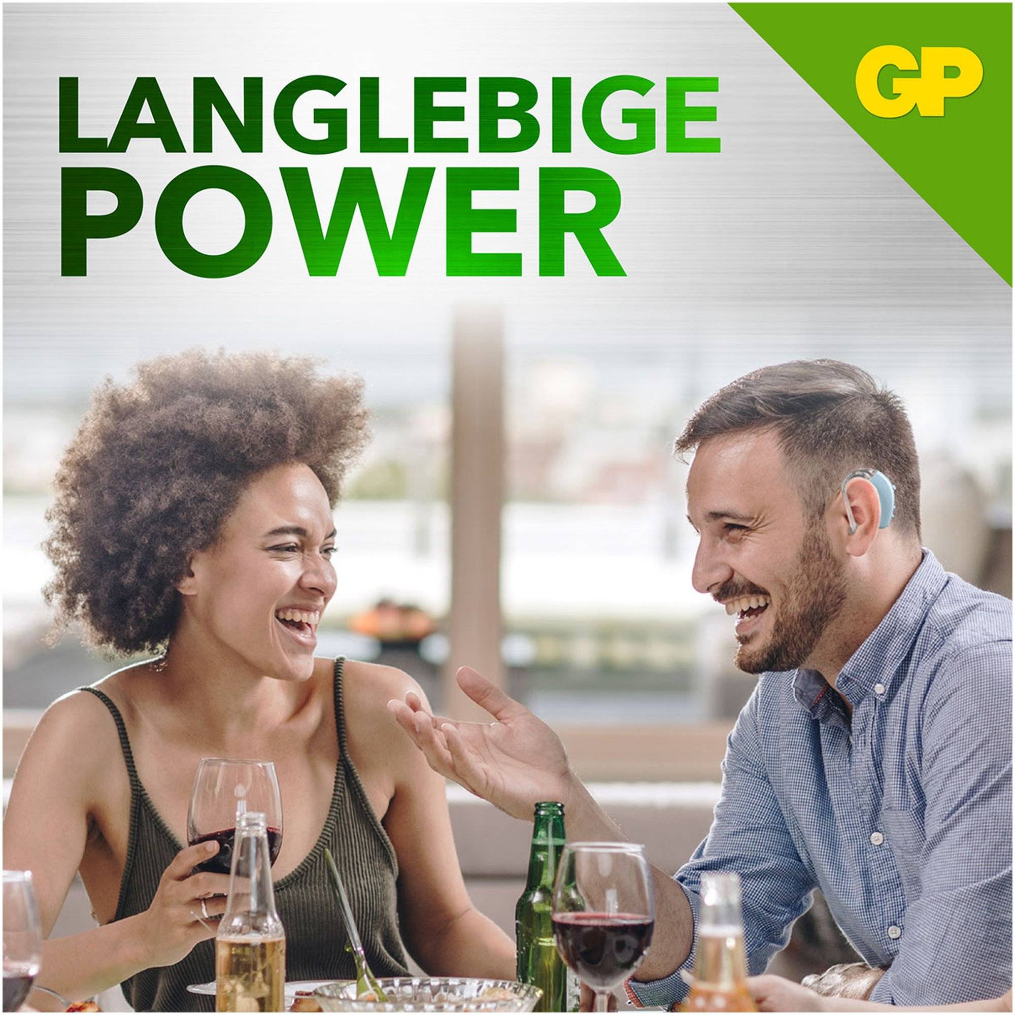 ZA10 GP Zink-Luft Hörgerätebatterie 1,4V 6 Stück