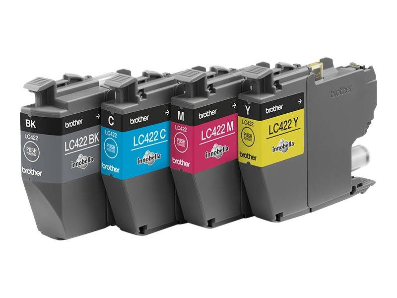 Brother LC422 Value Pack - 4er-Pack - Schwarz, Gelb, Cyan, Magenta - original -