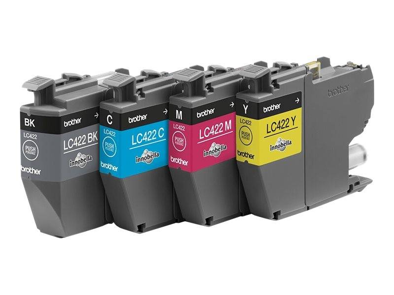 Brother LC422 Value Pack - 4er-Pack - Schwarz, Gelb, Cyan, Magenta - original -