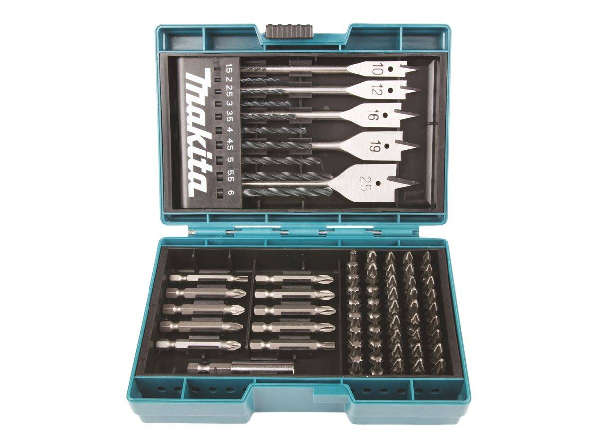 Makita Schraubendreher- und Bohrer-Bitsatz - 71 Stücke - torx - phillips - pozid