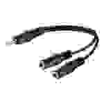 Wentronic goobay AVK 317-0020 - Audio-Splitter - Stereo Mini-Klinkenstecker (W)