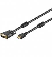 WENTRONIC - goobay - Adapterkabel - Single Link - HDMI männlich zu DVI-D männlich