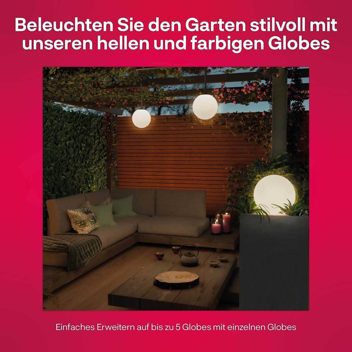 Smart Outdoor Globe Light, 370lm, einzelne Kugel