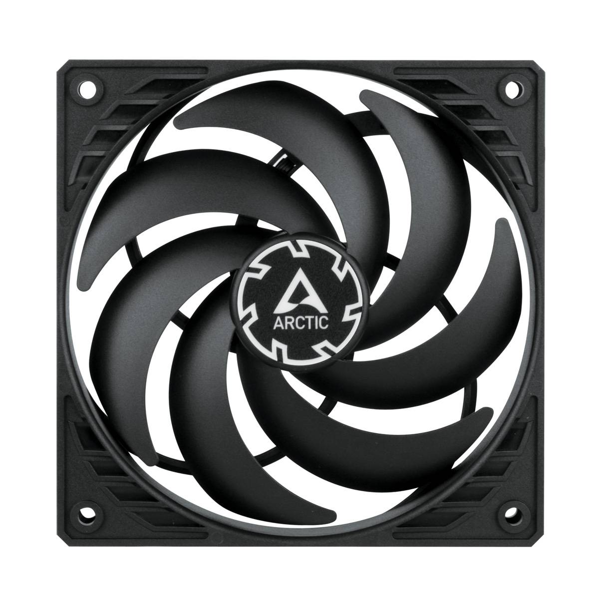Arctic P12 Slim PWM PST - Gehäuselüfter - 120 mm - Schwarz (Packung mit 3)