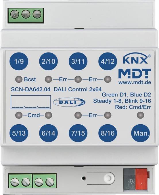 MDT technologies DALI Control 2x64 Gateway SCN-DA642.04
