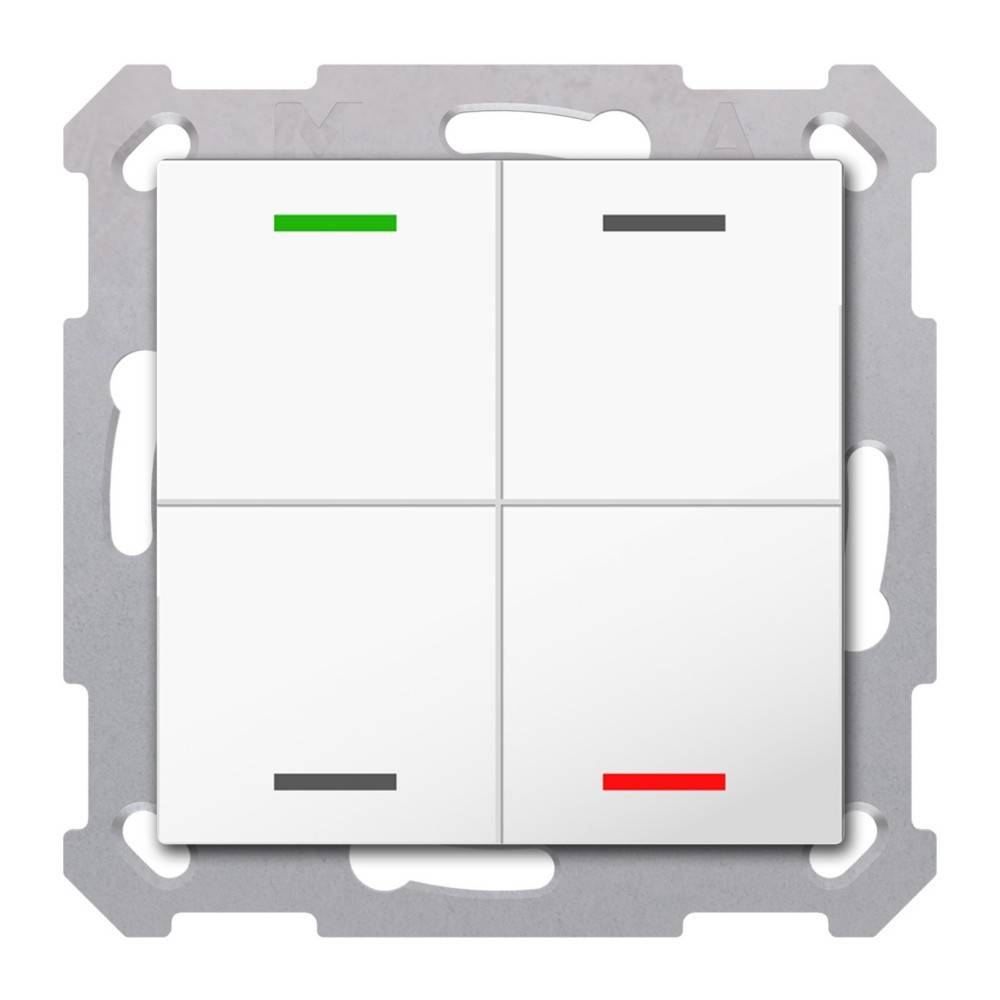 MDT technologies KNX Taster Light 55 4- TAL-55T4002.02S
