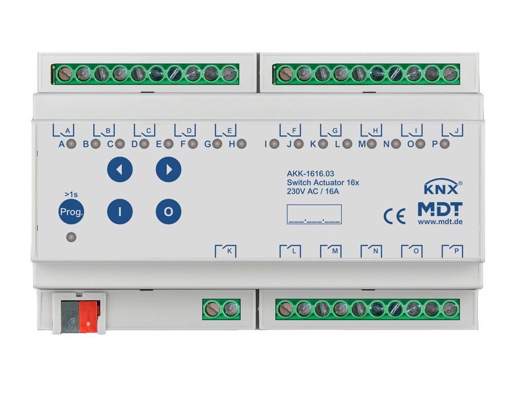 MDT technologies Schaltaktor 16-fach 8TE AKK-1616.03