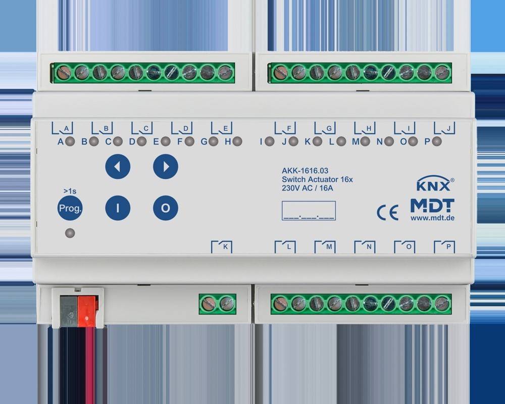 MDT technologies Schaltaktor 16-fach 8TE AKK-1616.03