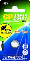 GOLD PEAK INDUSTRIES - GP Batteries Silver Oxide Cell 357, Einwegbatterie, SR44, Siler-Oxid (S), 1,55 V, 1 Stück(e), Ede
