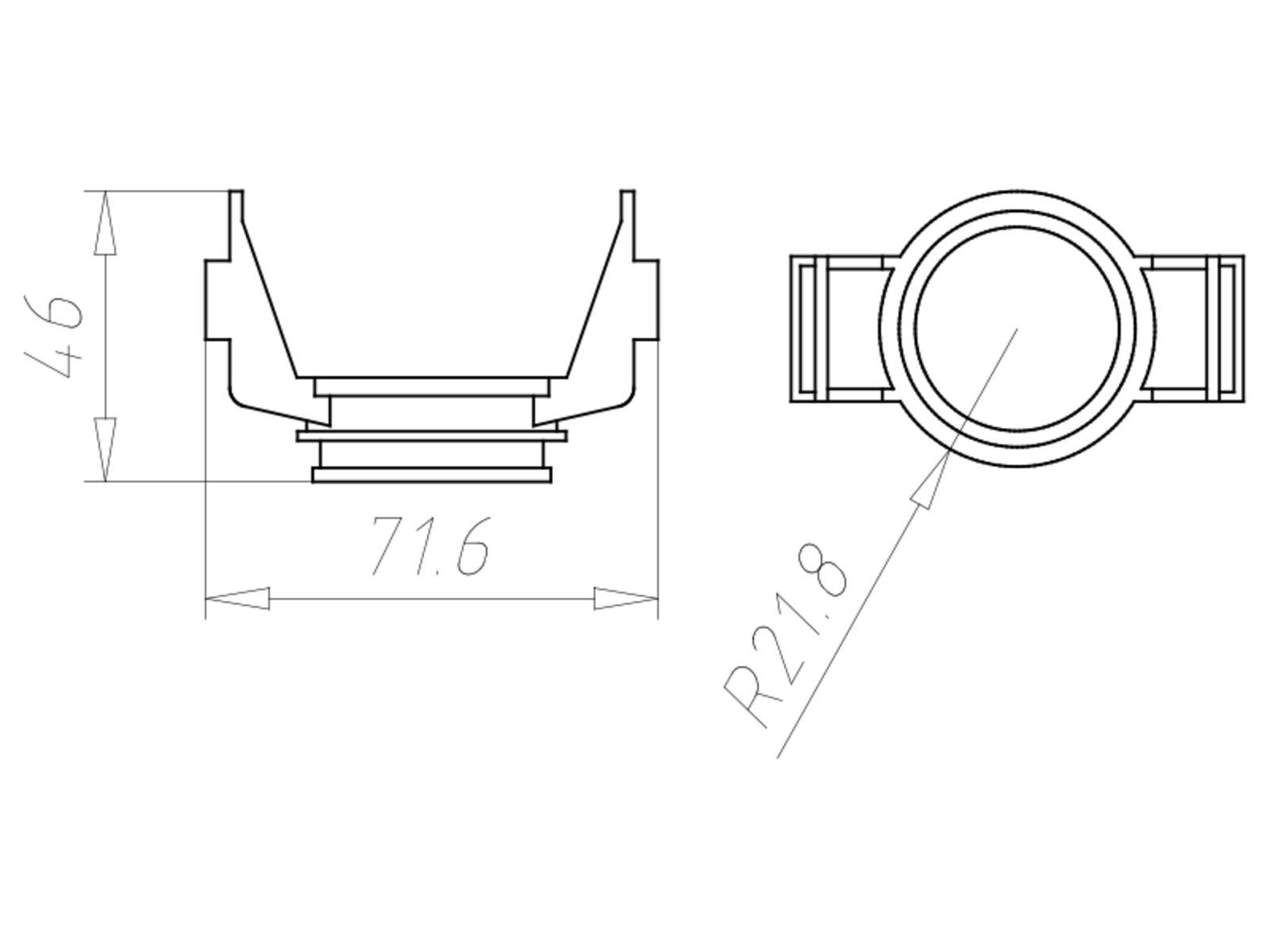 Kaiser Betonbau Prefix-Adapter 1211-32