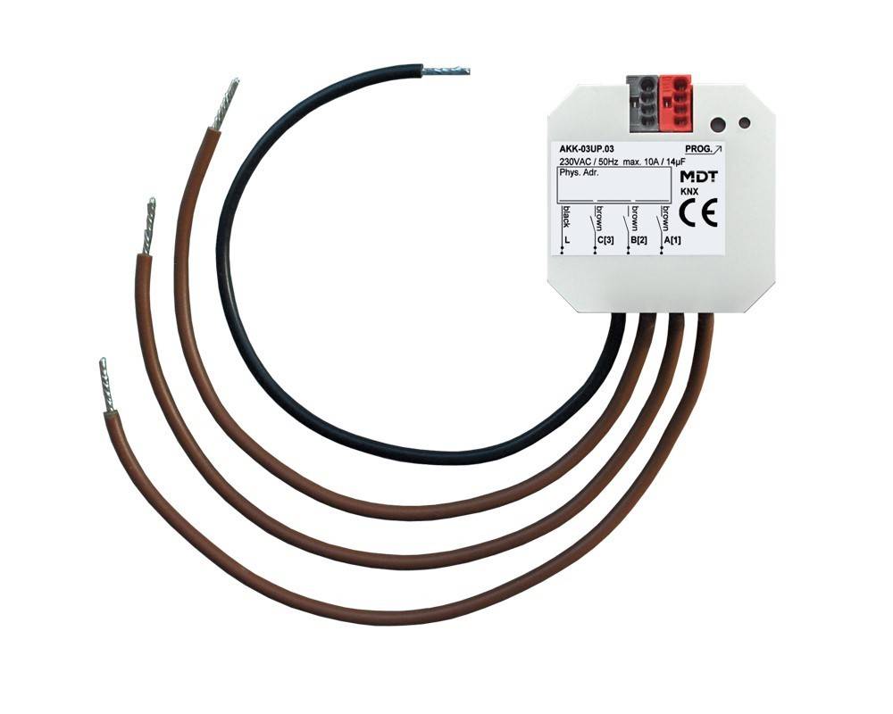 MDT technologies Schaltaktor 3-fach UP AKK-03UP.03