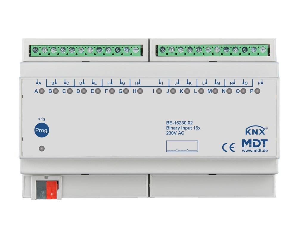 MDT technologies Binäreingang 16-fach 8TE BE-16230.02