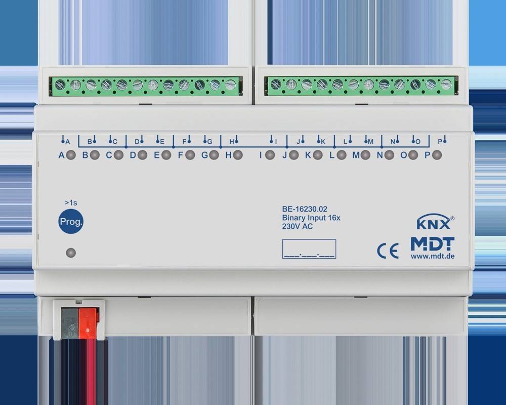 MDT technologies Binäreingang 16-fach 8TE BE-16230.02