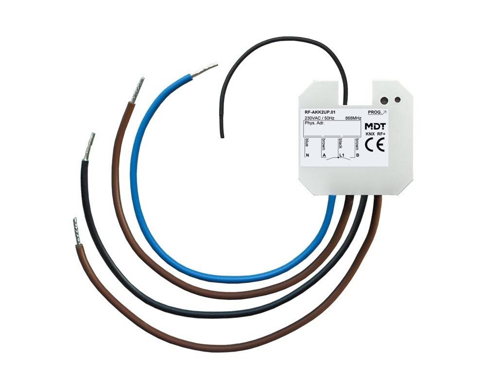 MDT technologies KNX RF+Funk Schaltaktor RF-AKK2UP.01