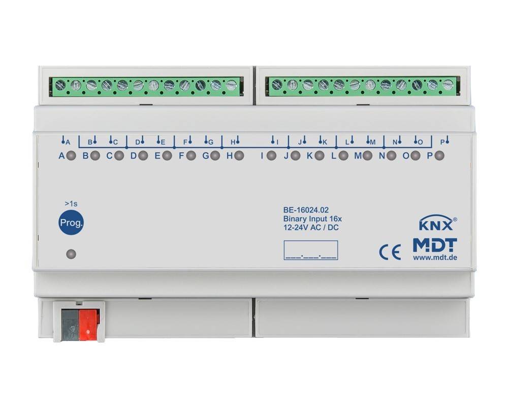 MDT technologies Binäreingang 16-fach 8TE BE-16024.02