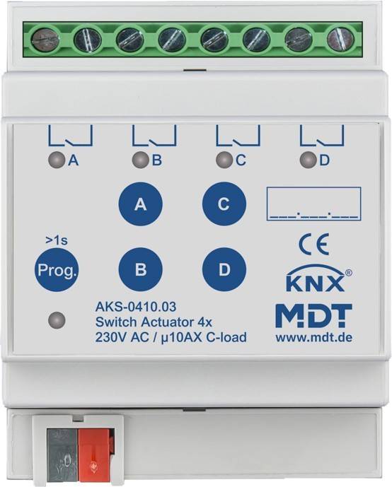 MDT technologies Schaltaktor 4-fach 4TE AKS-0410.03