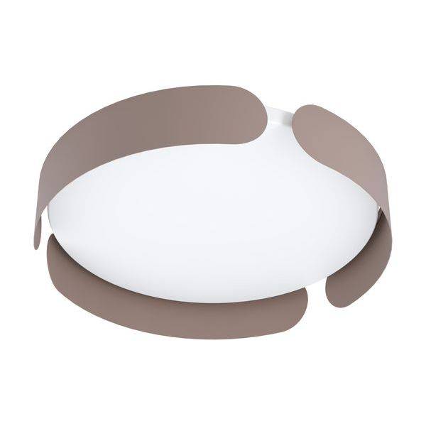 EGLO LEUCHTEN LED-Deckenleuchte LB25 24W 3000K 2050lm Stahl Mokkafarben