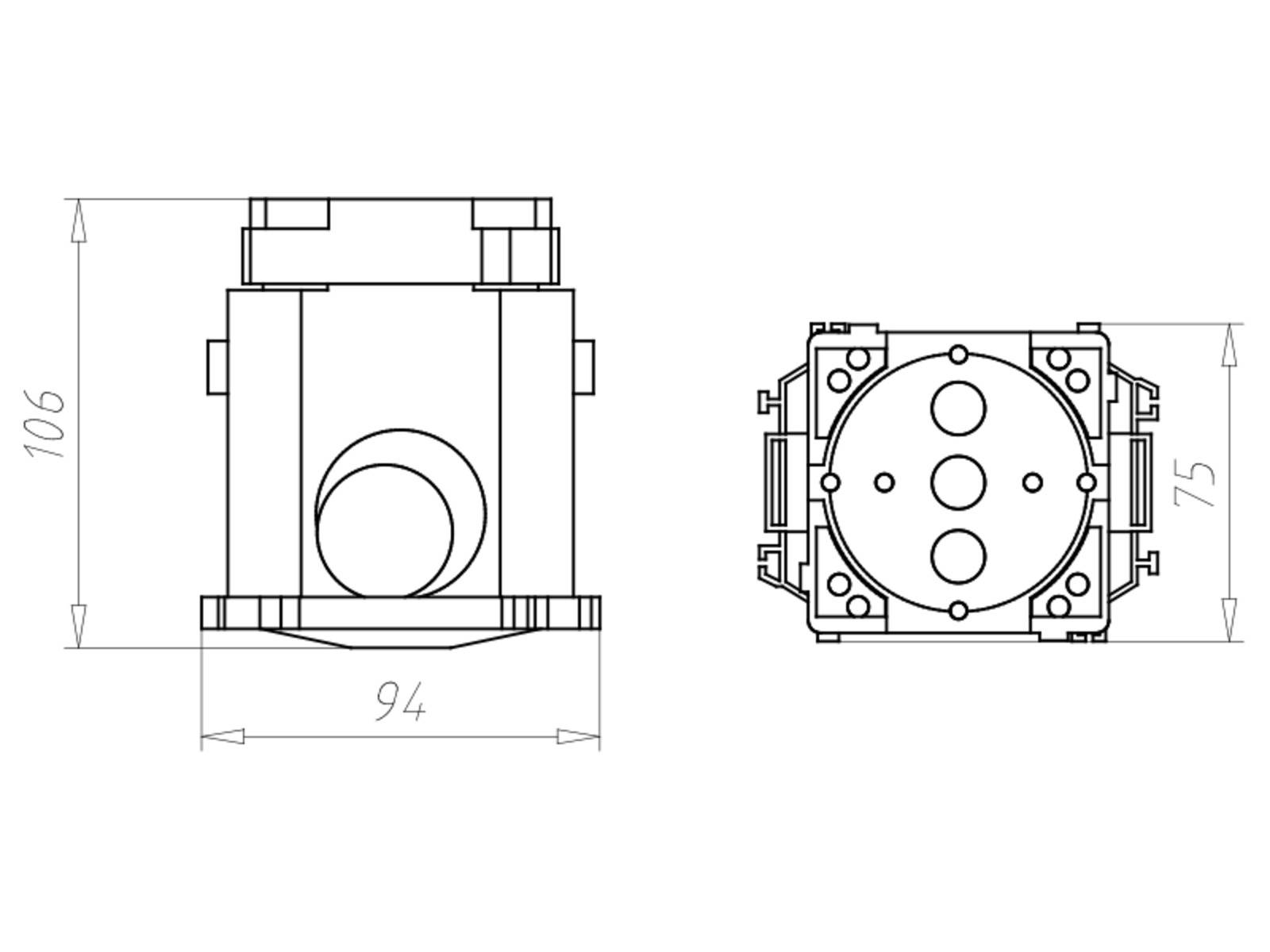 Kaiser Großrohr-Dose 1260-01