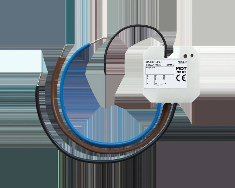 MDT technologies KNX RF+Funk Schaltaktor RF-AKK1UP.01