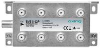 axing BVE 8-02P - Kabelsplitter - 5 - 1218 MHz - Grau - A - 14,5 dB - F