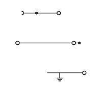 WAGO Installationsetagen-2203-7641klemme mit Drücker 2.5 mm² grau - <br><table b