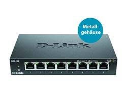 DLIN 8-Port Layer2 Gigabit Switch DGS-108/E