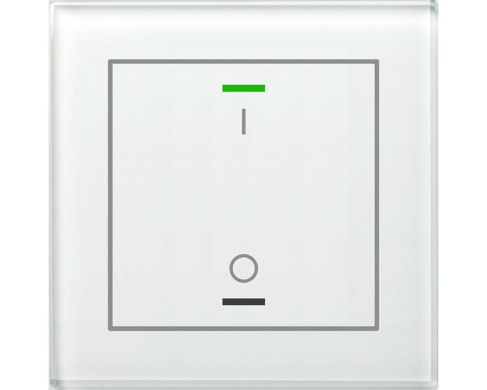 MDT technologies KNX Glastaster II Light 1- GTL-1TBW.02S