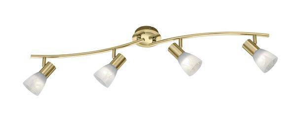 871010408 LED Deckenleuchte messing