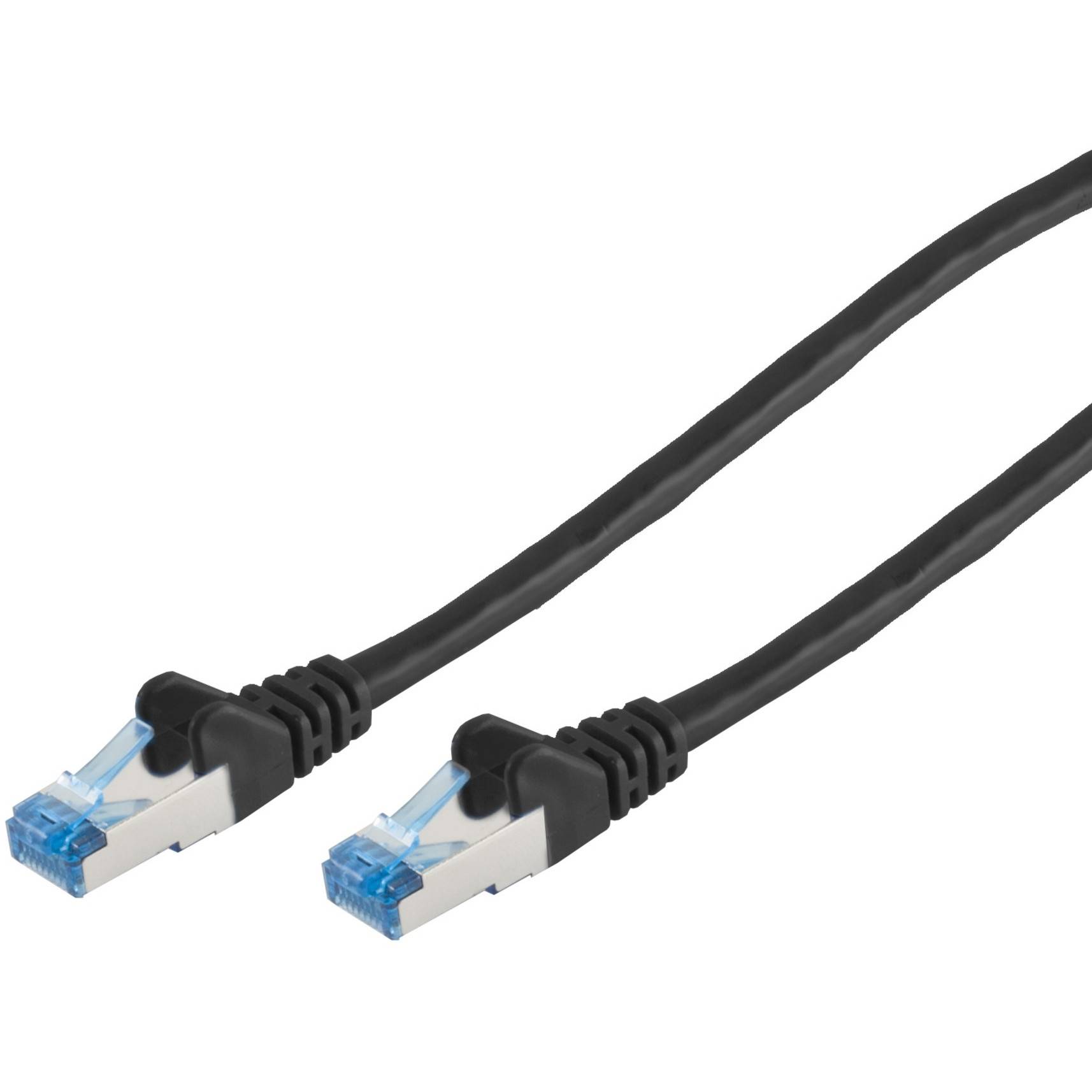 ShiverPeaks Patchkabel CAT6a RJ45 S/FTP 0.5m Black - Netzwerk - CAT 6a - Kabel -