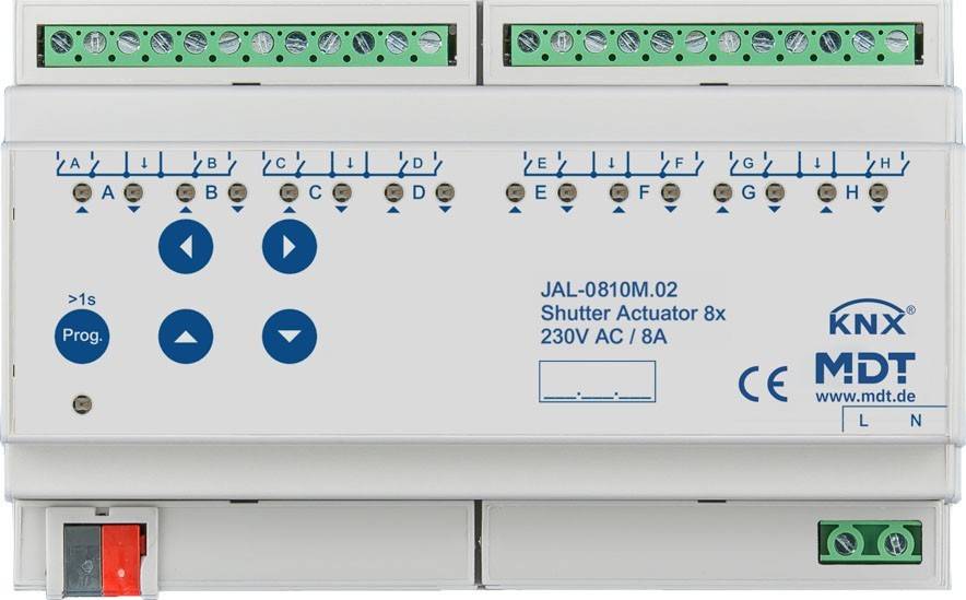 MDT technologies Jalousieaktor 8-fach JAL-0810M.02