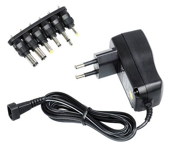 1St. Indexa 32108 Universal-Steckernetzgerät, Netzteil 600mA, umschaltbar 3-12 Volt, stabilisiert NG600U...