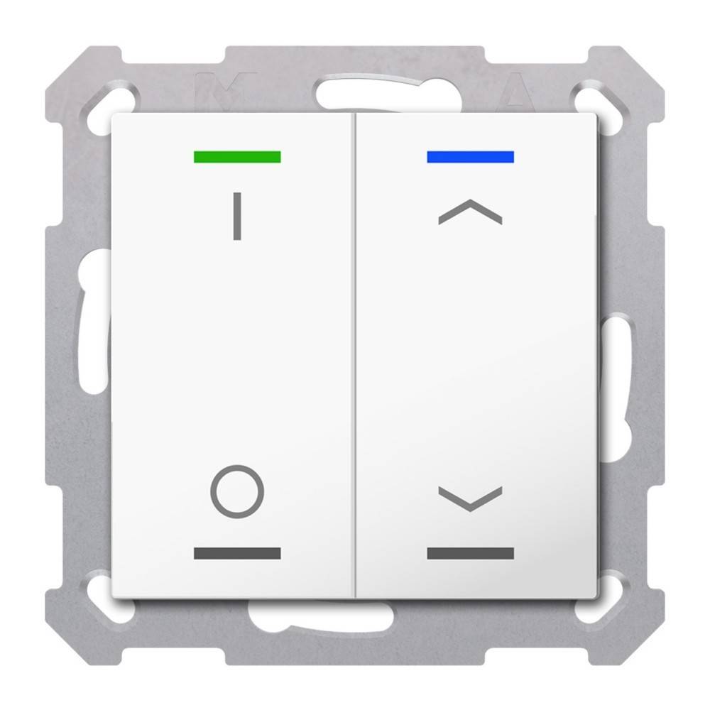 MDT technologies Taster Light 55 2-fach BE-TAL55T2.D1