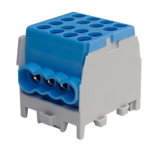 Pollmann Hauptleitungsabzweigklemme HLAK 25-1/6 M2 blau