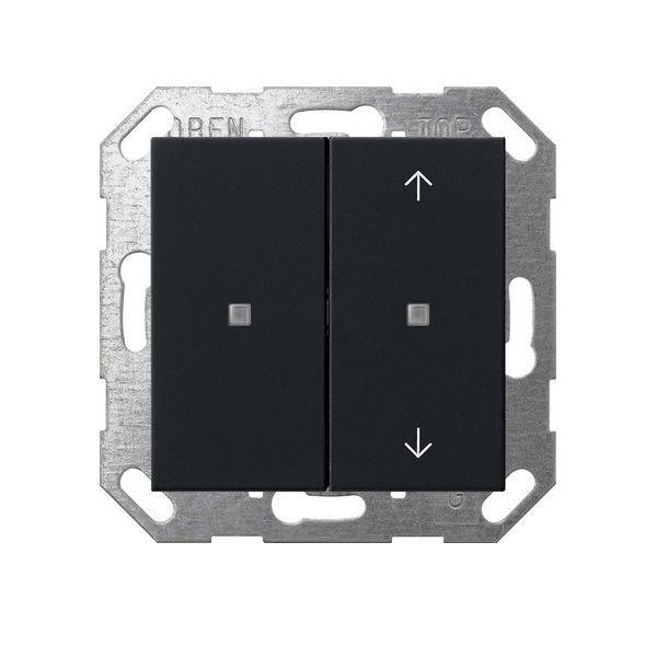 Gira KNX Taster Wippe 2f sw 5175005