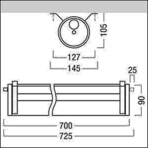 Zumtobel Group Rohrleuchte mit DV TUBILUX  #42186466