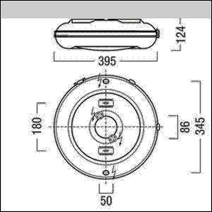 Zumtobel Group LED-Feuchtraumleuchte AMPRS3000-830LDOV2A