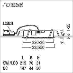 Zumtobel Group LED-Wandfluter SUI DF9 #60211007