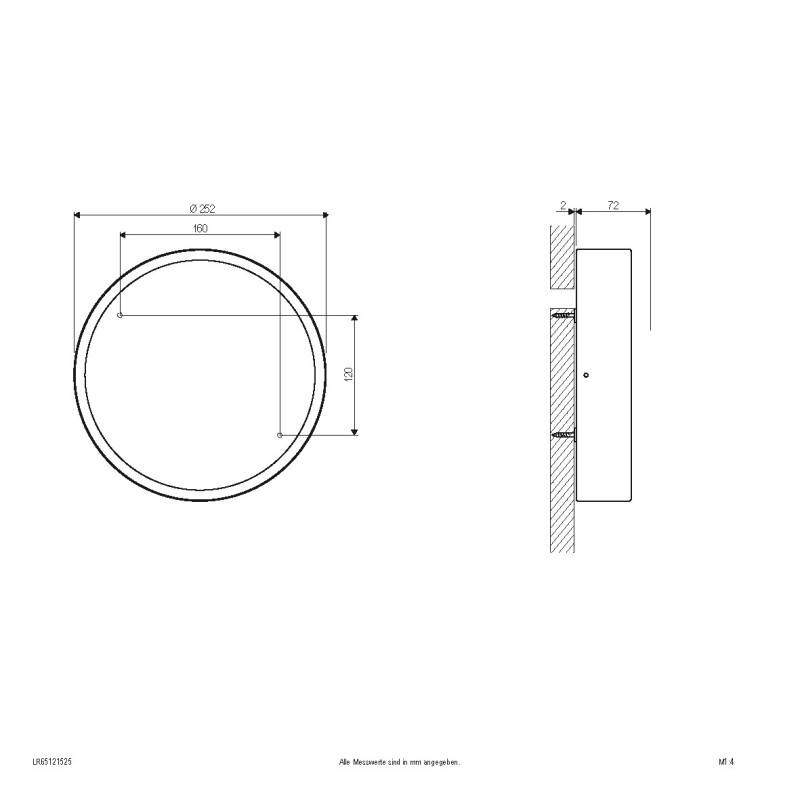 EVN Lichttechnik LED-Anbauleuchte LR65121525