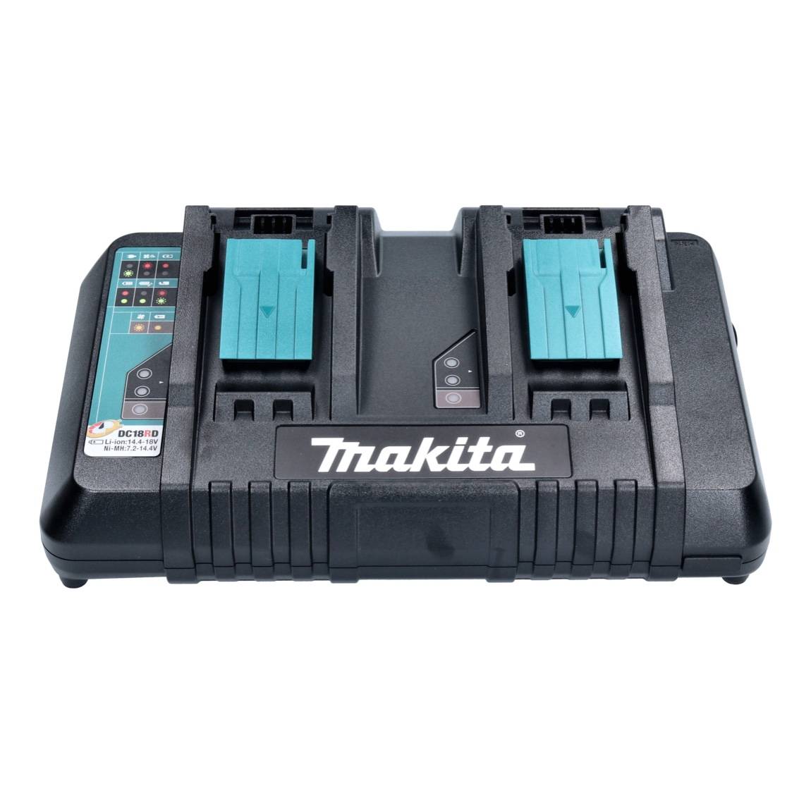 Makita Power Source Kit 18 V mit 4x BL 1820 B 2,0 Ah Akku ( 4x 197254-9 ) + DC 18 RD Doppel Schnellladegerät ( 196933-6 )