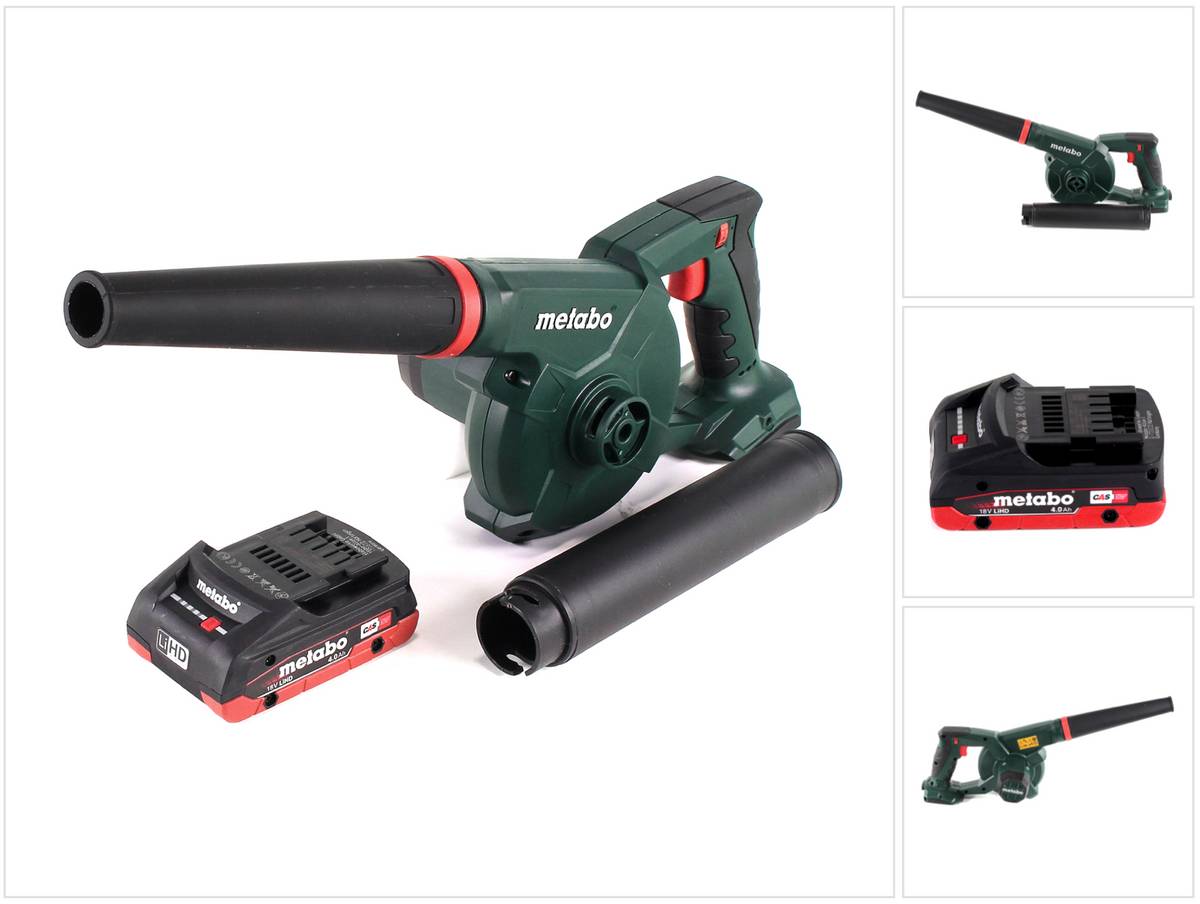 Metabo AG 18 Akku Gebläse 18 V + 1x LiHD Akku 4,0 Ah - ohne Ladegerät
