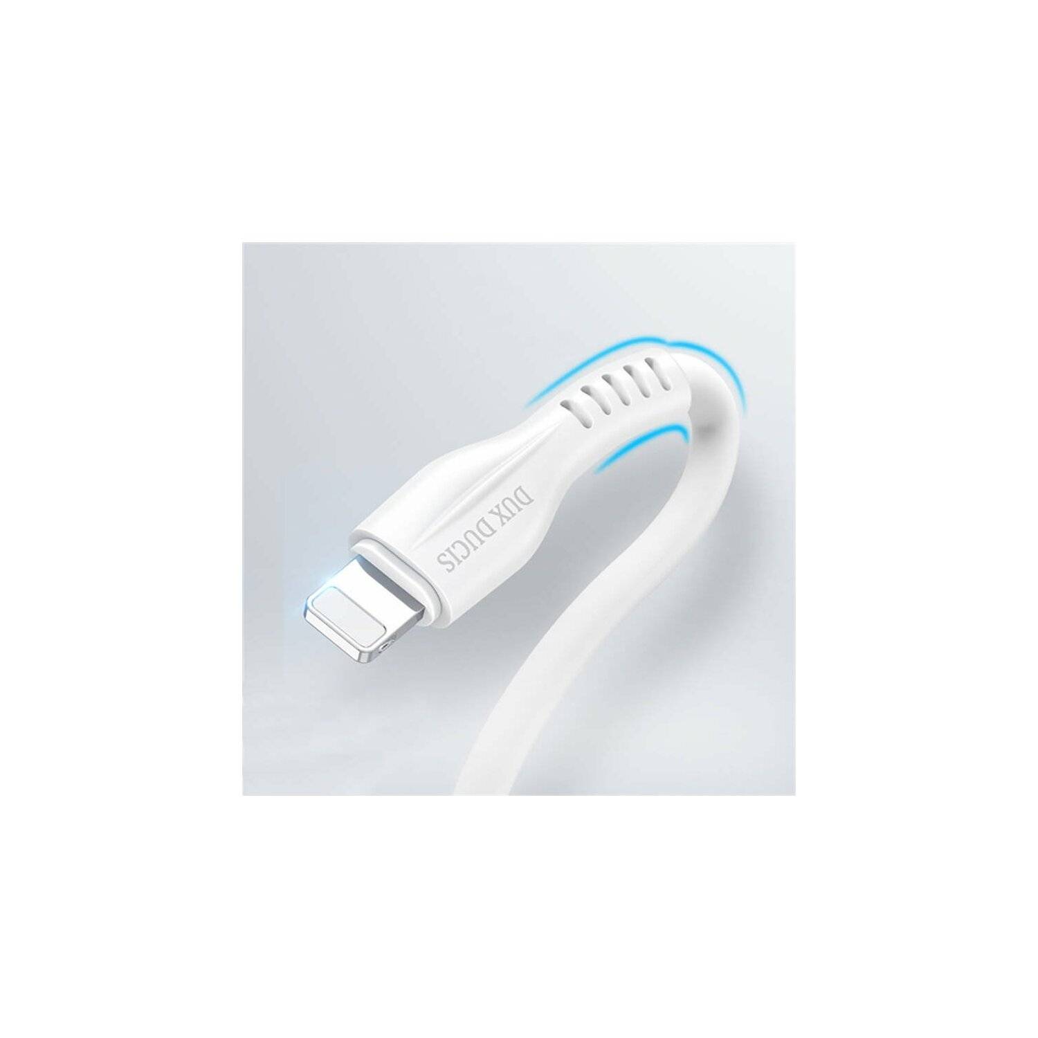 Dux Ducis Kabel PD 20W 2,22A 1m USB Typ C auf iPhone Dux Ducis K-V Schnellladung & Daten weiß