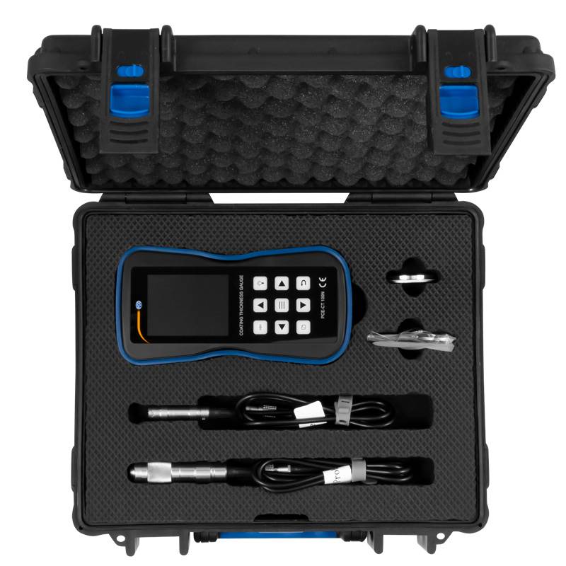 PCE Instruments Wifi Schichtdickenmessgerät PCE-CT 100N-ICA inkl. ISO-Kalibrierzertifikat | NFe + Fe | ±(1 % + 1 µm)