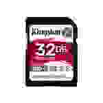 SD Card 32GB Kingston SDHC React+ 300R/260W Reader retail