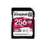 SD Card 256GB Kingston SDXC React+ 300R/260W Reader retail
