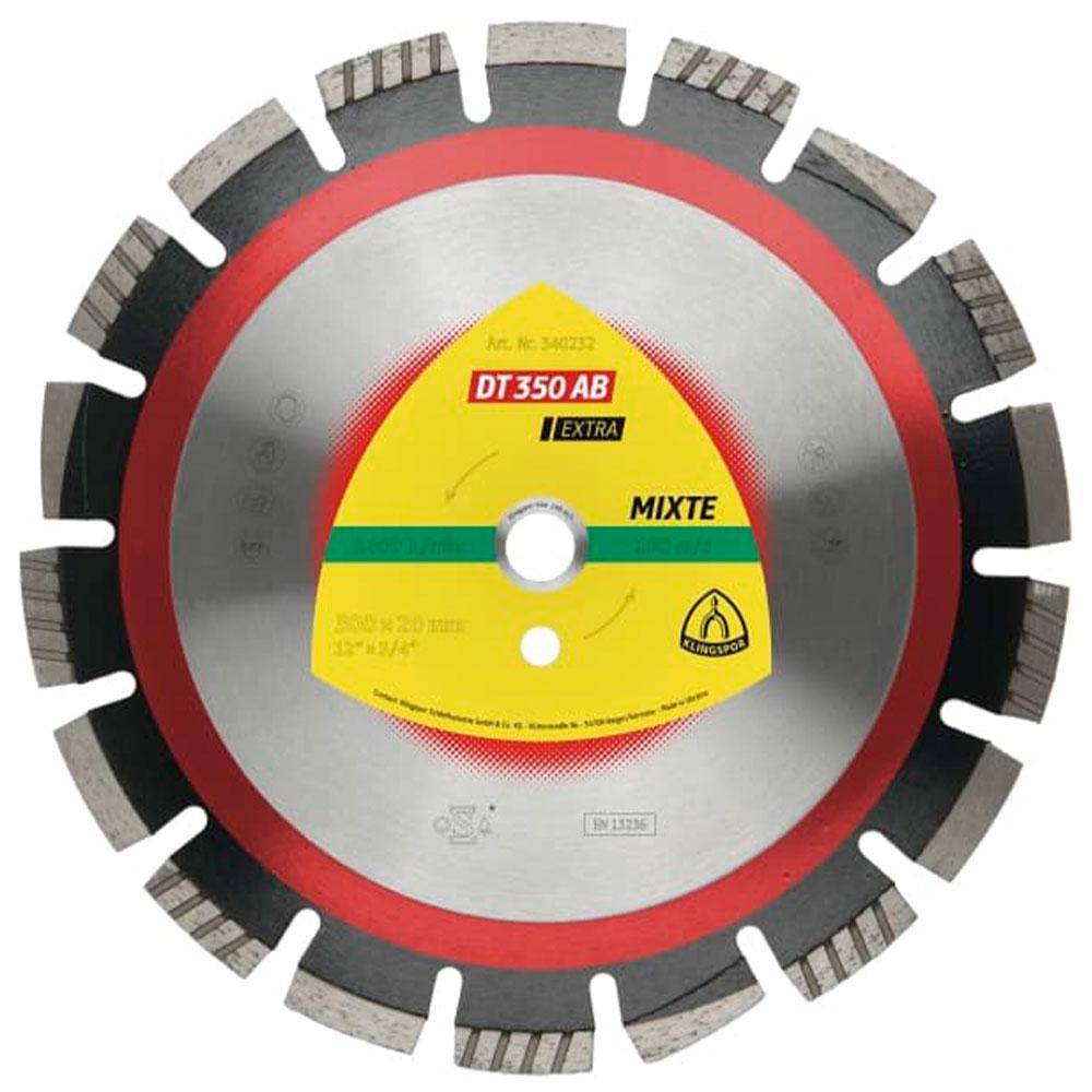 Diamantgroßtrennscheibe DT 350 AB Extra - für Asphalt, Beton - Ø 300 mm - Bohrung 20 mm - Preis per Stück